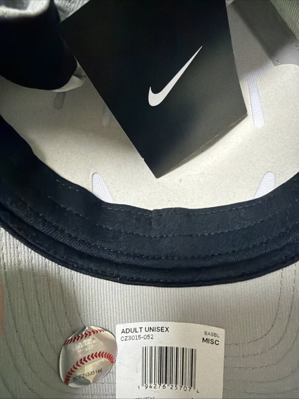 Nike Heritage 86 Cincinnati Reds Hat Dri-FIT Gray Adjustable Baseball Cap NWT - Picture 3 of 5